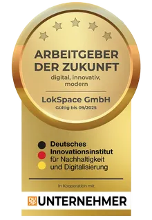 Arbeitgeber der Zukunft Auszeichnung für LokSpace